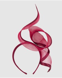 Fillies Collection - Bespoke Burgundy Racing Fascinator