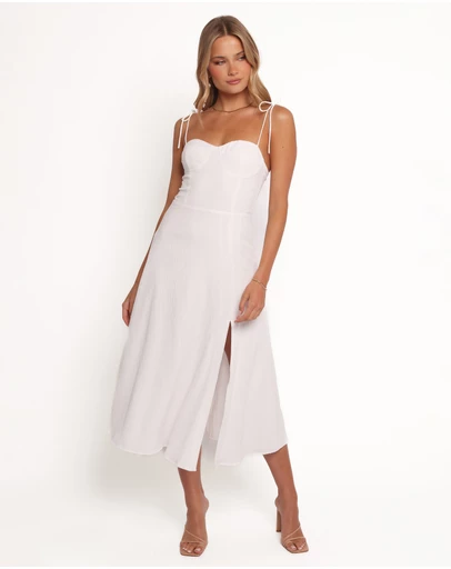 Petal & Pup - Cordelia Midi Dress - White
