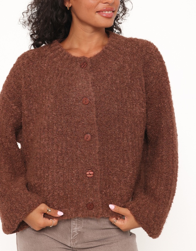 Petal & Pup - Albertine Cardigan - Chocolate