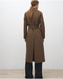 M.N.G - Handmade Wool Coat With Belt