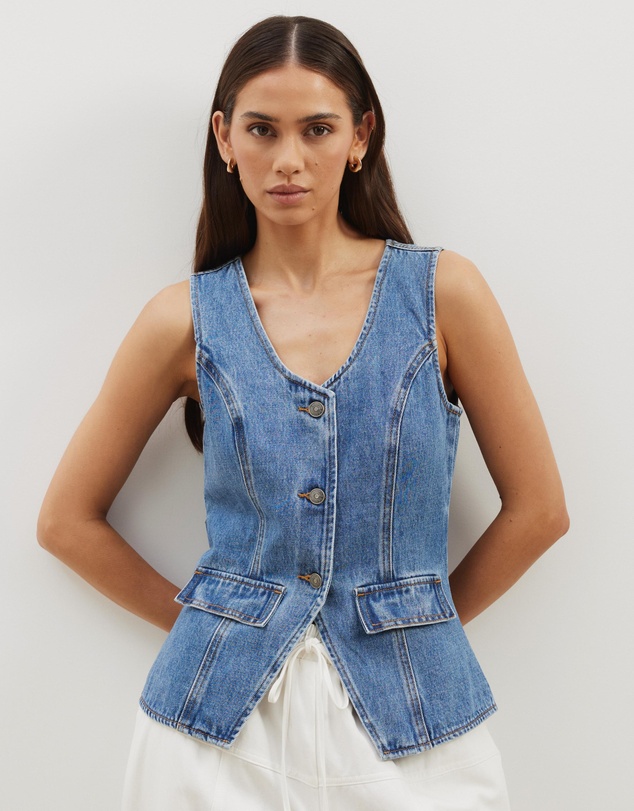 Atmos&Here - Ella Denim Vest