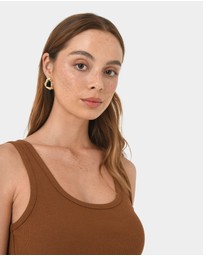 Forcast - Elif 16K Gold Plated Earrings