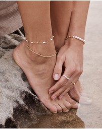 Zoe Olivia - Waterproof Twisted Rope Chain Anklet