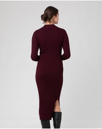 Ripe Maternity - Nella Rib Nursing Knit Dress