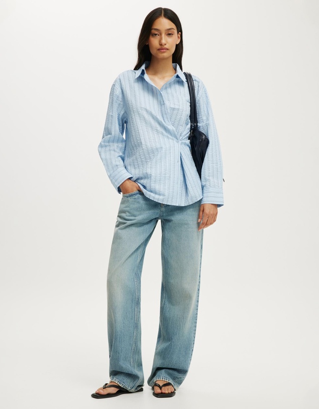 Cotton On - Ella Wrap Longsleeve Shirt