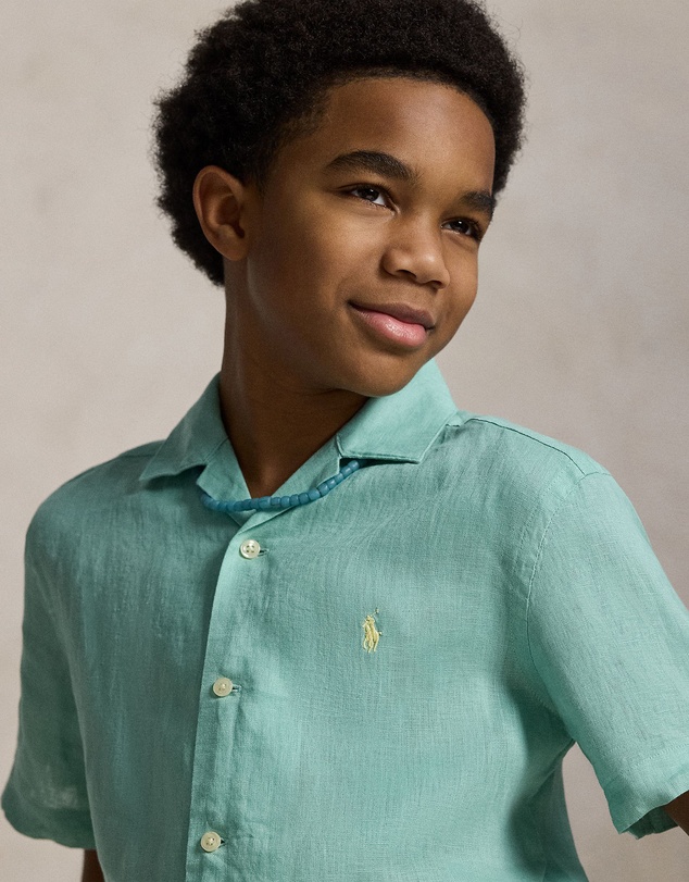 Polo Ralph Lauren - Linen Camp Shirt - Teens