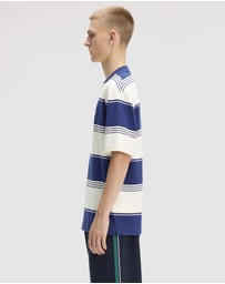 Fred Perry - Heavyweight Striped T-Shirt