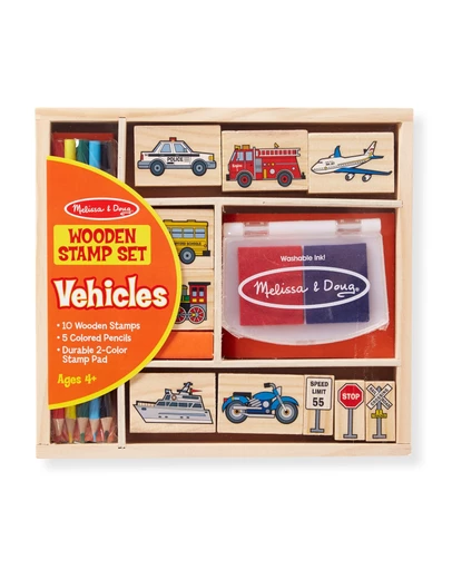 Melissa and Doug - Vehicle Stamp Set