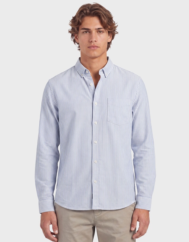 Academy Brand - Dillon Stripe Oxford Shirt