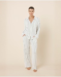 Gingerlilly - Harlow Bamboo Striped PJ Set