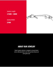 Diesel - Silver-Tone Bracelet