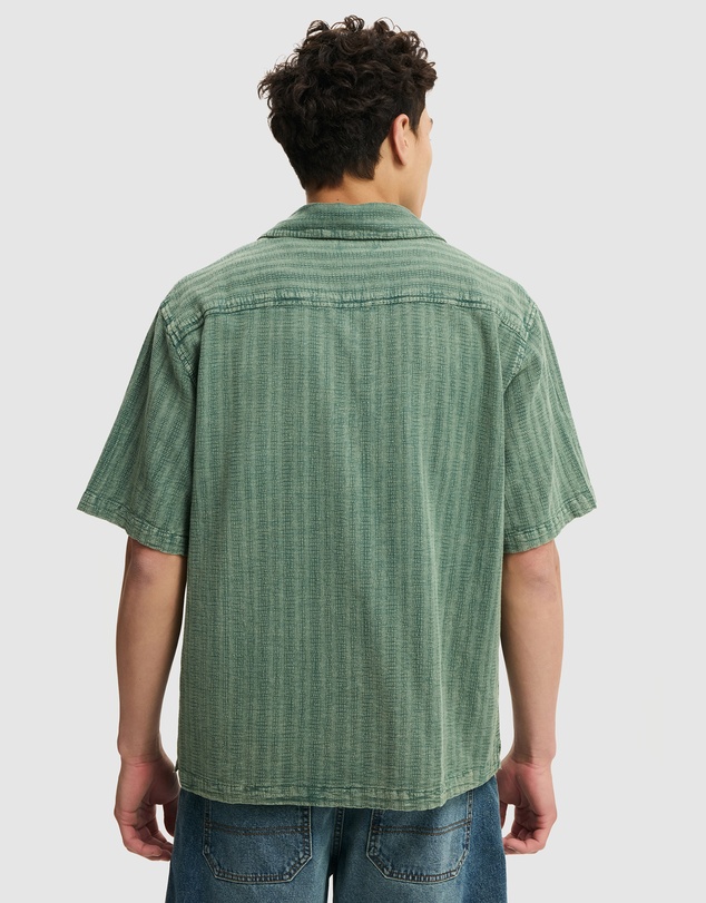 Cotton On - Washed Box Fit Short Sleeve Shirt