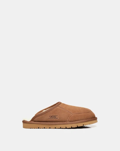 EVERAU - Australian Shepherd Ugg Bred Slipper Cow Suede Upper House Shoes