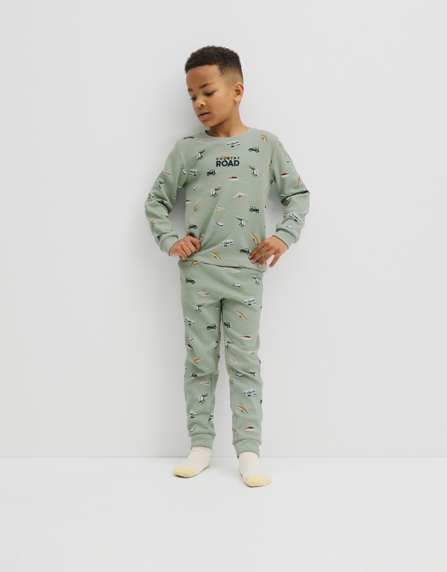 Country Road - Australian Cotton Long Sleeve Motor Sport Pyjamas