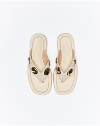 Goldie The Label - Boston Leather Slide
