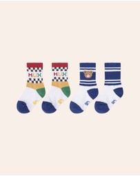 Huxbaby - 2-Pack Hux Sport Socks - Babies-Kids