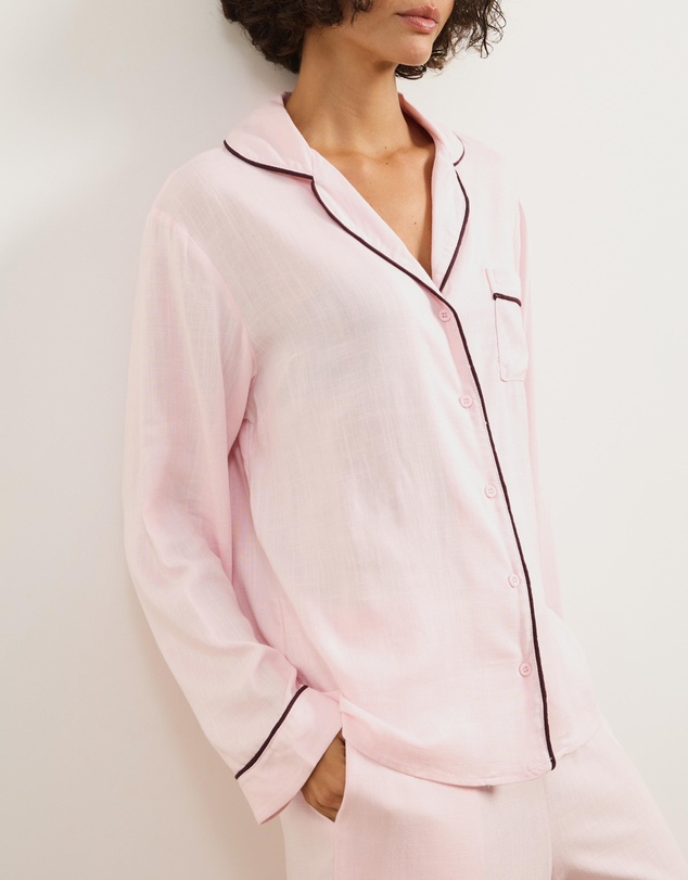 Atmos&Here - Ava Linen Blend Long PJ Set