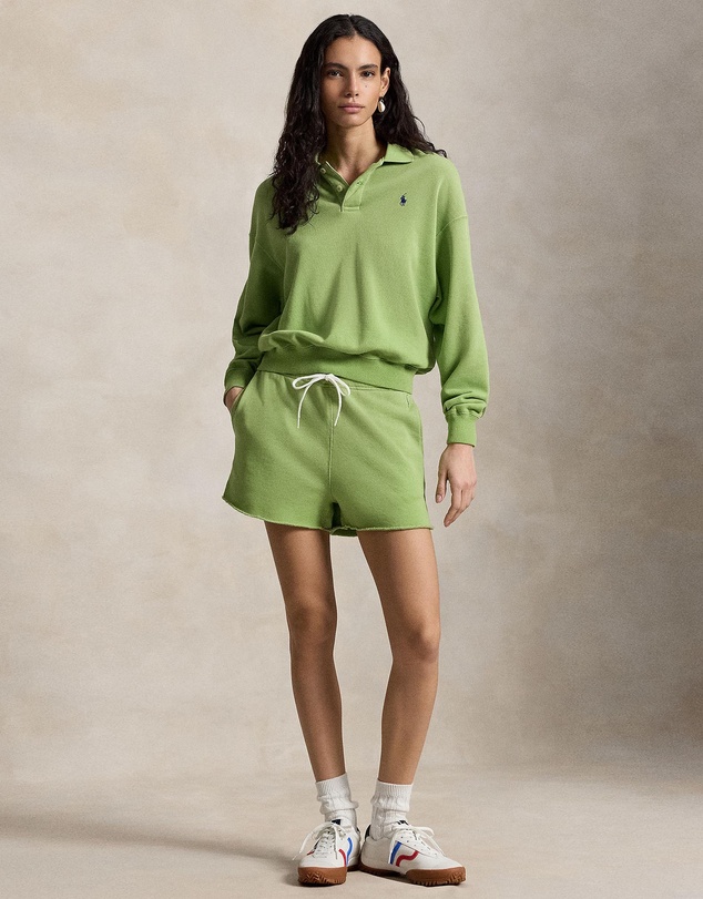 Polo Ralph Lauren - Lightweight Fleece Long-Sleeve Polo - The ICONIC Exclusive