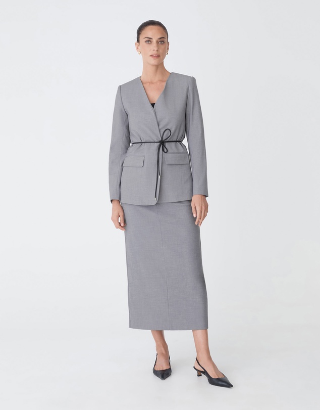 Forcast - Aaria Collarless Blazer