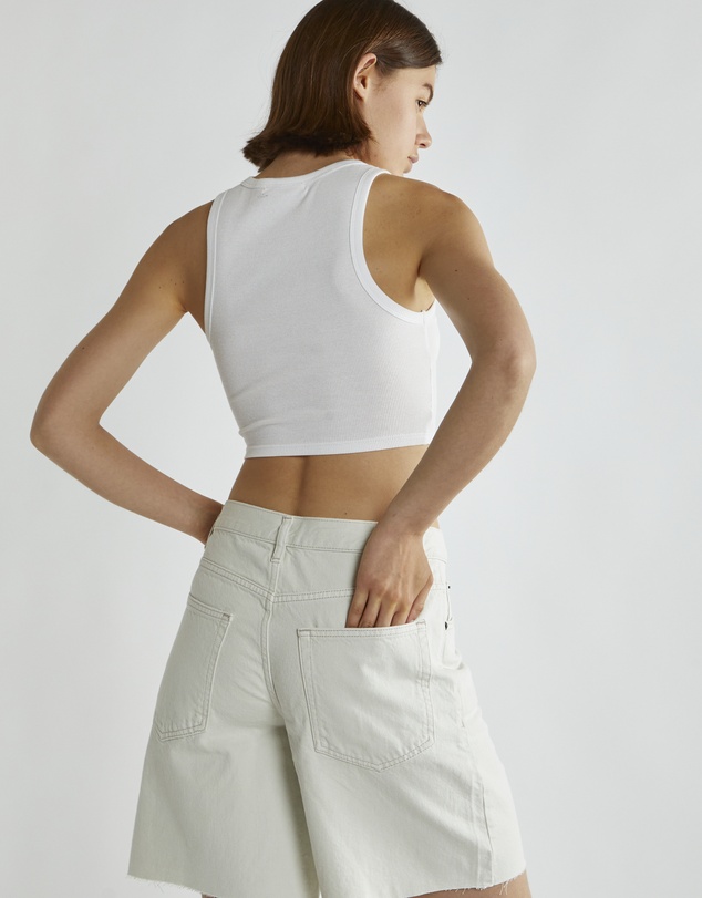 Glamorous - Raw hem denim shorts