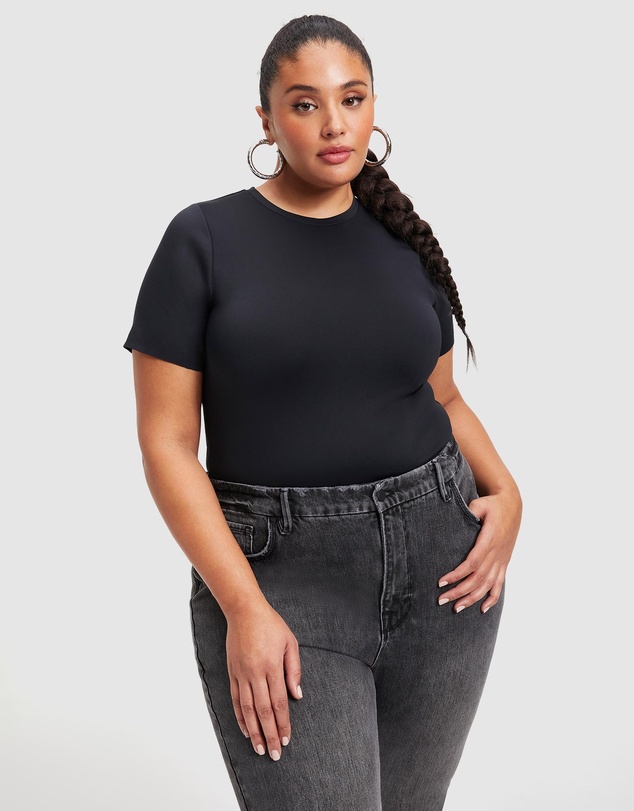 Good American - Scuba Tee Bodysuit