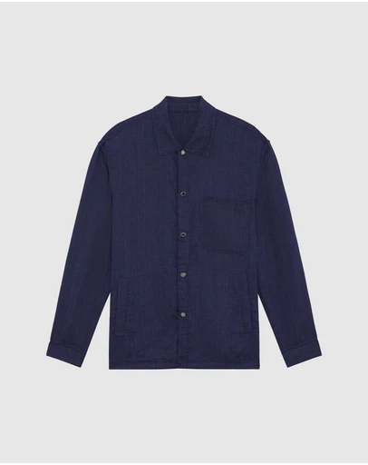Frescobol Carioca - Diego Cotton/Linen Coach Jacket