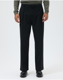 AERE - Pleated Relaxed Fit Pants