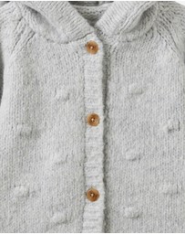 Cotton On Kids - Organic Knit Hooded Cardigan