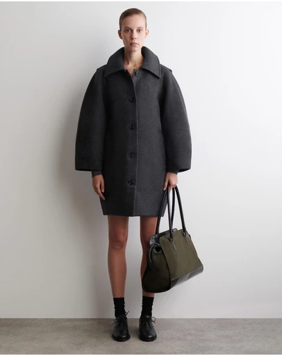 COS - Sculpted Wool-Blend Coat