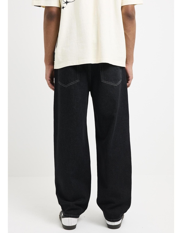 Black Noise White Rain - Aim Baggy Denim Jeans