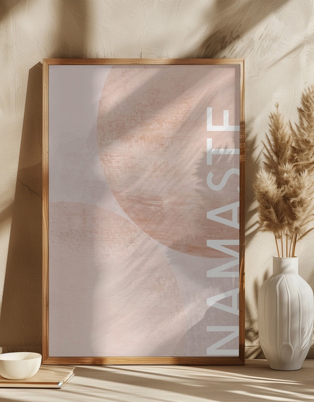 Olive et Oriel - Namaste by Treechild Art Print