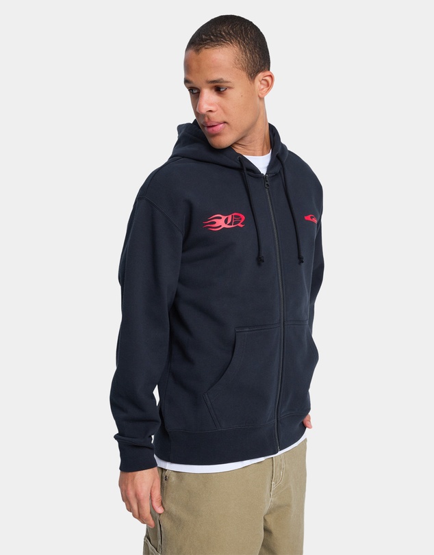 Quiksilver - Mens Mercury Trident Zip Up Hoodie