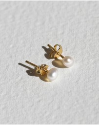 SAINT VALENTINE - Mini Pearl Studs - Gold