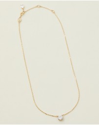 Swarovski - Stilla pendant, Round cut, White Gold