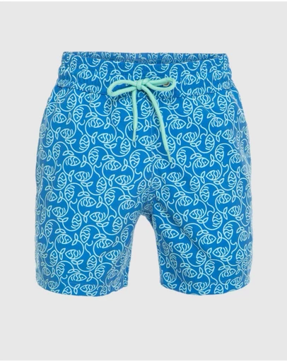Tolu Australia - Boys Swim Shorts With Fishes