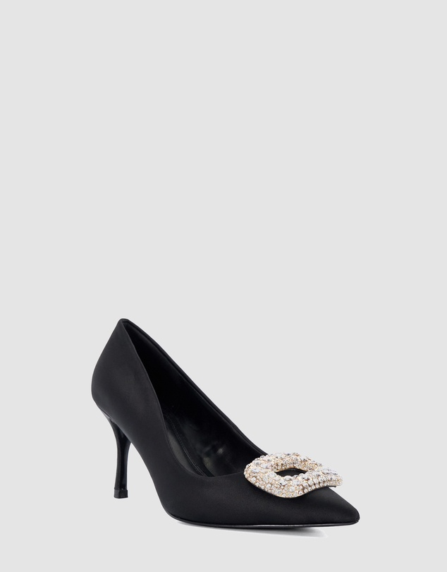 Dune London - Aquamarine - Black