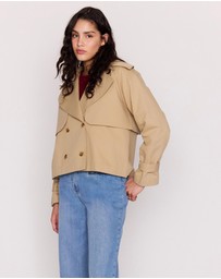 MINKPINK - Aya Cropped Trench