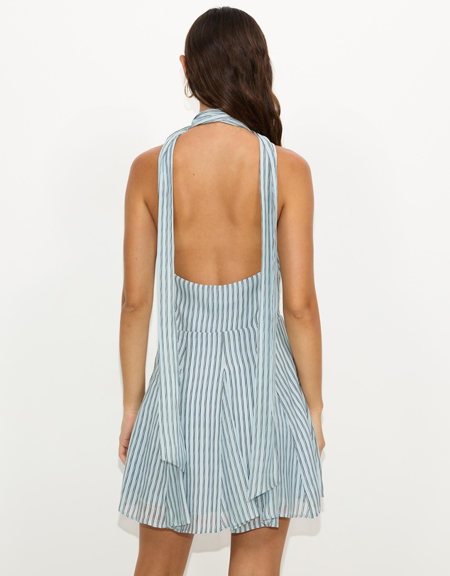 Dazie - Mocktail Scarf Mini Dress