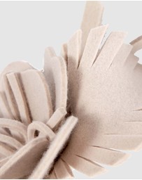 Max Alexander - Felt Nude Flower Fascinator