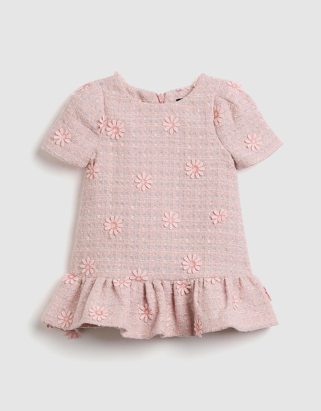 Bardot Junior - Esra Daisy Boucle Dress - Babies-Kids