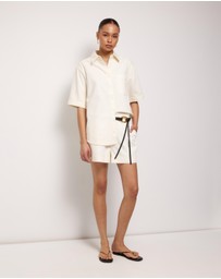 AERE - Drawcord Denim Shorts