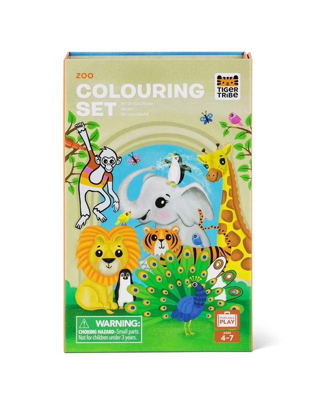 Tiger Tribe - Colouring Set - Zoo