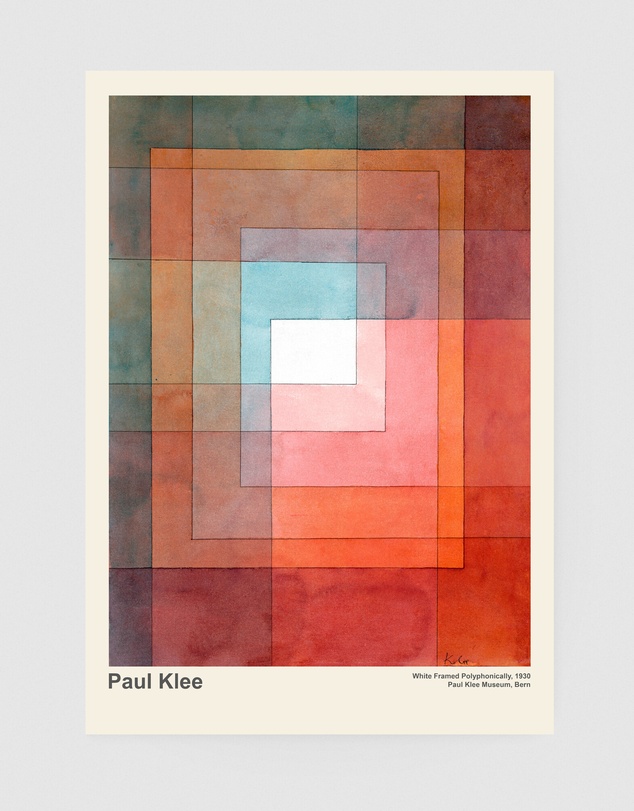 Inka Arthouse - White Unframed Polyphonically by Paul Klee Art Print
