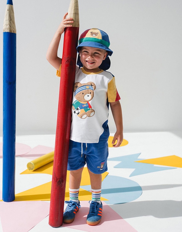 Huxbaby - Hux Soccer Star Spliced T-Shirt - Babies-Kids