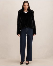 Forever New - Piper Short Faux Fur Jacket