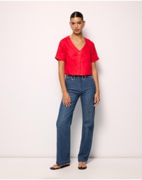 AERE - Selah Linen Top