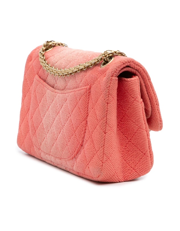Pre-Loved by Azura Reborn - Pre-Loved Reissue 2.55 Quilted Denim Ombre Double Flap 225