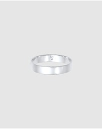 Kuzzoi - ICONIC EXCLUSIVE - Ring Men Friendship Classic Elegant in 925 Sterling Silver