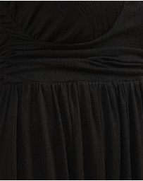 Atmos&Here Curvy - Lara V-Neck Ruched Side Maxi Dress