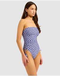 Seafolly - Marseille DD Drawstring Bandeau One Piece Swimsuit